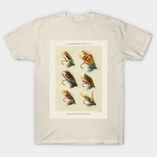 Salmon Flies Poster (1892) by Mary Orvis Marbury T-Shirt